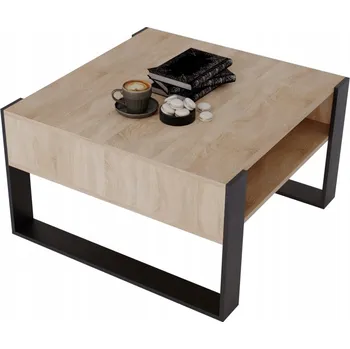 Konferenční stolek Konferenční stolek Perfektciecie čtvercový 68 x 71,5 x 45 cm dub sonoma, vícebarevný