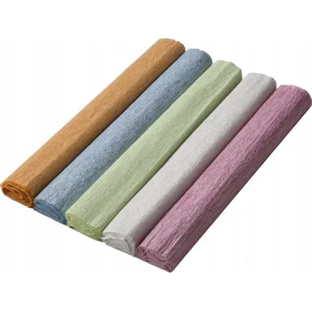 Prostěradlo Krepový papír 25x200cm Mix Perleťové Barvy, Ozdobný Krepový Papír