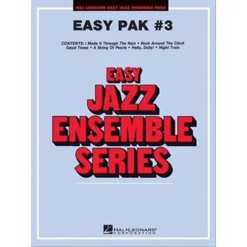 Easy Jazz Ensemble Pak 3 (snadné noty pro jazzový orchestr, party, partitura)