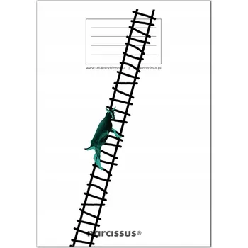 Sešit Sešit A5 s linkami Narcissus, 32 listů, vícebarevný, pro děti