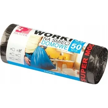 Pytle na odpadky Univerzální pytle na odpad Bratek Pytle na odpad do domácnosti 35 l 50 ks