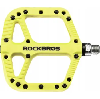 Pedál na kolo Platformové pedály Rockbros 2018-12AGN žluté