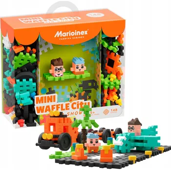 ostatní stavebnice Stavebnice Mini Vafle Marioinex 148 dílů Letecká Přehlídka