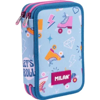 Dětské zboží Plně vybavený dvoupatrový penál MILAN Roller 2 special series