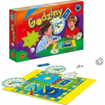 Desková hra Stolní hra POZNÁVÁME HODINY, hra pro děti HRAČKA ROZVOJOVÁ SADA, EDUKAČNÍ HRAČKY PRO DĚTI, LOGICKÉ HRY, HLAVOLAMY, HRY PRO LOGICKÉ MYŠLENÍ Egmont