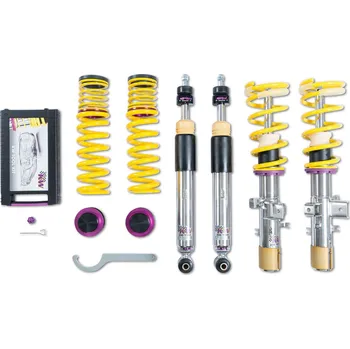 Tuning Výškově stavitelný podvozek KW V3 s obousměrně nastavitelnou tuhostí pro Fiat Punto evo (199_) max zatížení PN do 900 kg