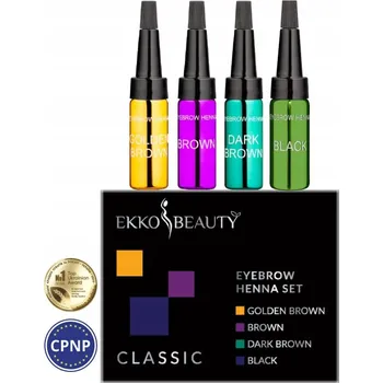 Barva na vlasy EkkoBeauty Henna sada 1 CLASSIC