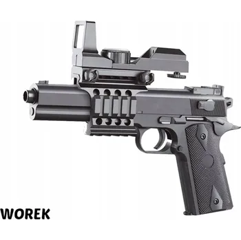 Dětská zbraň IMITACE ZBRANĚ PISTOLE STRATEGIE ZÁBAVA SOUTĚŽ