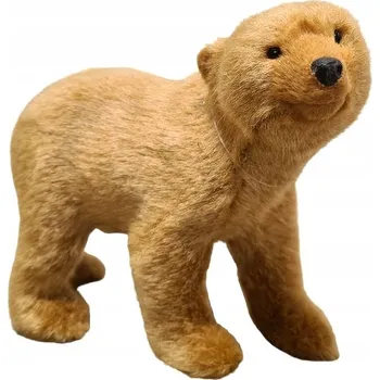 Obraz Figurka medvěda, vánoční medvídek, kožíšek 14 cm