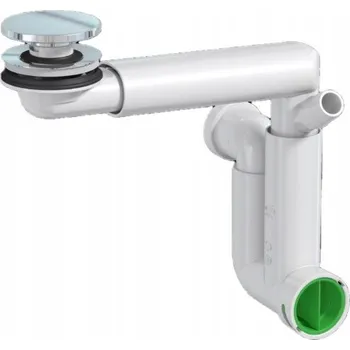 Sifon PREVEX umyvadlový sifon S KLIK-KLAK ventilem a sítkem Z NEREZOVÉ OCELI