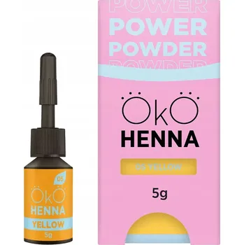 Tužka na obočí Henna na obočí OKO Power Powder, 05 Yellow, 5 g
