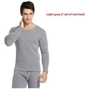 Pánské termo prádlo – sada kalhoty a tričko Velikost: L, Barva (Varianta): Warm Suit light gray