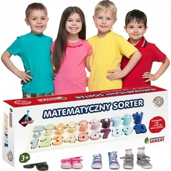 Výuková hračka Třídič pro 4leté dítě - Chytrý matematický skřítek