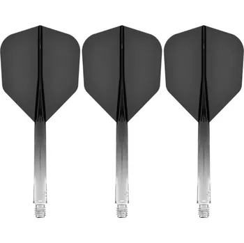 Příslušenství pro šipky Mission Letky Force 90 - Gradient - Standard No6 - Medium - Black F4478