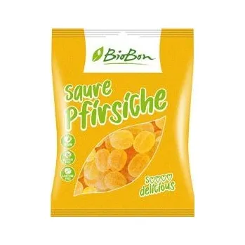 Bonbon 1 Bio Bonbóny Kyselé broskve vegan 100g BioBon