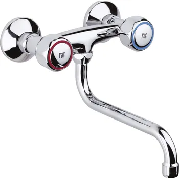 Vodovodní baterie RAF Rio Dřezová baterie RI1551B, 150 mm, kohoutková, chrom, lesk RI1551B