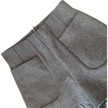 Dámské kraťasy Dámské volné šortky s vysokým pasem Barva: Šedá, Velikost: 4XL