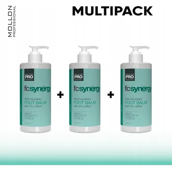 Péče o nohy MOLLON FC SYNERGY UREA 5% FOOT BALM SET 250 ml x 3 = 750 ml – balzám na nohy