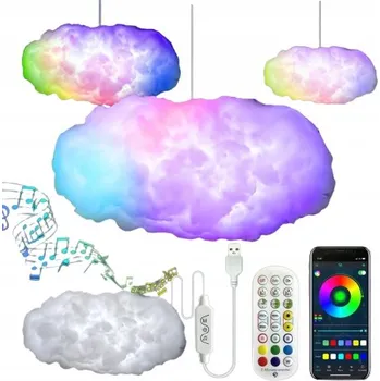 Lampička BOŘKOVÁ LAMPA MRAK LED DIY PROJEKTOR RGB S APLIKACÍ – UNIKÁTNÍ DÁREK