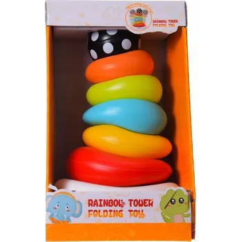 ostatní stavebnice EDUCAČNÍ PYRAMIDA SKLÁDAČKA HRAČKA STAVEBNICE KOLEČKA