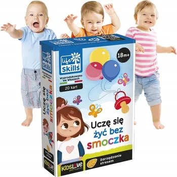 Desková hra Společenská hra LIFE SKILLS PRO DĚTI: Naučím se žít bez dudlíku - EDUKATIVNÍ HRA, SADA 20 KARET, VZDĚLÁVACÍ SADA PRO NEJMENŠÍ, ROZVOJOVÉ HRAČKY, SADA PRO VÝUKU DĚTÍ Lisciani