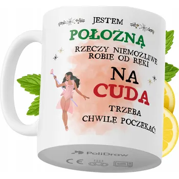 Hrnek Polidraw Hrnek Polidraw pro porodní asistentku keramika 330 ml