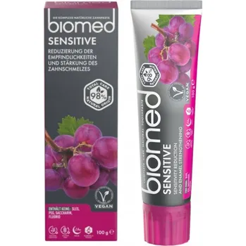 Dentální hygiena Zubní pasta Biomed Sensitive pro citlivé zuby a dásně, bez fluoridu, 100 g