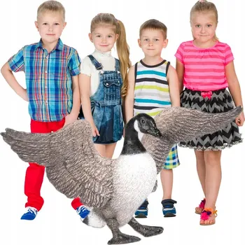 PAPO Figurka Husa kanadská - ZAJÍMAVÁ HRAČKA pro děti - Kreativní FIGURKY