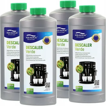 Příprava kávy Odvápňovací roztok pro kávovary - Aqualogis Verde 1 litr - Sada 4 ks