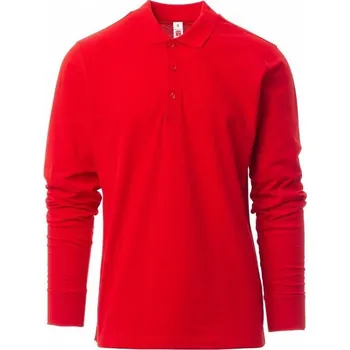 Pánské tričko Payperwear Pánská polokošile Verona s dlouhým rukávem Barva: červená klasická, Velikost: 3XL