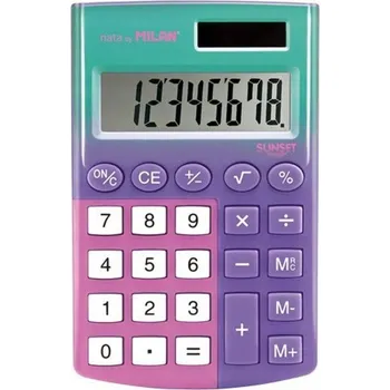 Kalkulačka Kancelářská kalkulačka Milan KANCELÁŘSKÁ KALKULAČKA VELKÝ DISPLEJ FIALOVÁ