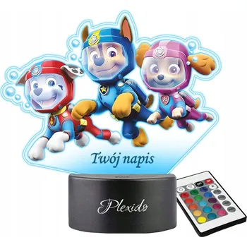 Lampička Plexido vícebarevná Noční lampa