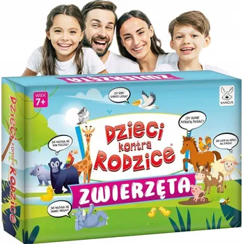 Desková hra Stolní hra DĚTI PROTI RODIČŮM: ZVÍŘATA, Párty Hra, Stolní Hry pro Děti, Společenské Hry, Strategická Hra, Integrační Hry, Hry pro Logické Myšlení, Hry Kangur