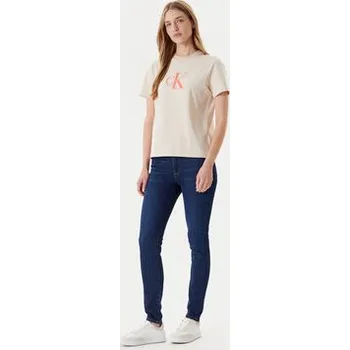 Calvin Klein Jeans Jeansy LV047B772G Tmavomodrá Skinny Fit 27