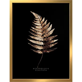 Obraz Obraz v rámu Zlatý list III, 40 × 30 cm OB-22744