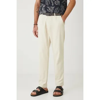 Pánské kalhoty Kalhoty s příměsí lnu Medicine RW25.SPM101 béžová 08M, vel. L