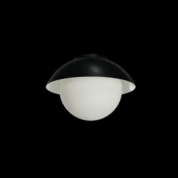 OSMONT LUK60502 LUKIDA 2 stropní/nástěnné skleněné svítidlo černá / bílá IP65 4000 K 20W LED