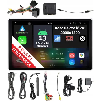 Autorádio 11,5" 2K AUTORÁDIO S NAVIGACÍ ANDROID pro SKODA SUPERB II, 12/512 GB, DSP, CARPLAY, LTE