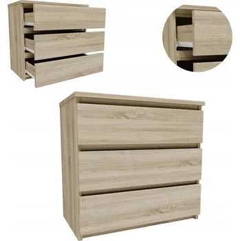 Noční stolek Noční stolek CL360SON sonoma velký noční stolek velký regál zásuvky komoda