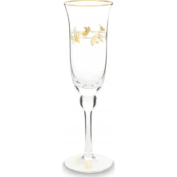 Sklenice Skleničky na šampaňské Pip Studio Winter Wonderland, čiré, žluté, 220ml, 1 ks