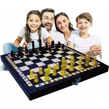 Desková hra DŘEVĚNÉ ŠACHY PRO DĚTI, TURNAJOVÉ ŠACHY, DESKOVÉ HRY PRO CELOU RODINU, HRY NA LOGICKÉ MYŠLENÍ, STRATEGICKÁ HRA, EDUKATIVNÍ HRA, SADA Abino