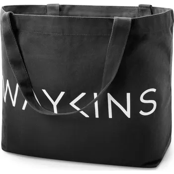 Waykins - tmavě šedá bavlněná plátěná taška - Waykins