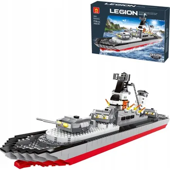 ostatní stavebnice Stavební Stavebnice Wange 5660 - Válečná loď, 774 dílků