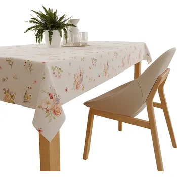 Obraz ZAHRADNÍ UBRUS DO OBÝVACÍHO POKOJE VODĚODOLNÝ BAREVNÝ KVĚTINOVÝ PANDALA 160x140