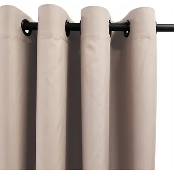 Obraz ZÁCLONY DO OBÝVÁKU NA KOLEČKÁCH 140x125 SVĚTLE BÉŽOVÁ PANAMA NA MÍRU