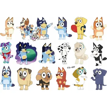 Odstranitelné tetování Smyvatelné tetování pro děti Pejsek Blue Bing - Dočasné tetovačky