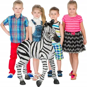 Figurka Zebra HŘÍBĚ Figurky ZVÍŘAT PAPO ZAJÍMAVÁ HRAČKA Vzdělávací FIGURKA Mini