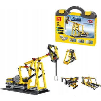 ostatní stavebnice Stavebnice Wange 1406 – stroje 4v1 178 dílků