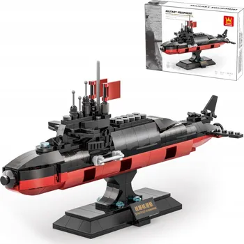 ostatní stavebnice Stavební Stavebnice Wange 3519 - Ponorka typu 094, 389 dílků