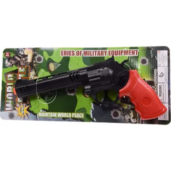 Dětská zbraň PISTOLE NA TŘENÍ REVOLVER VÝSTŘELY HRAČKA